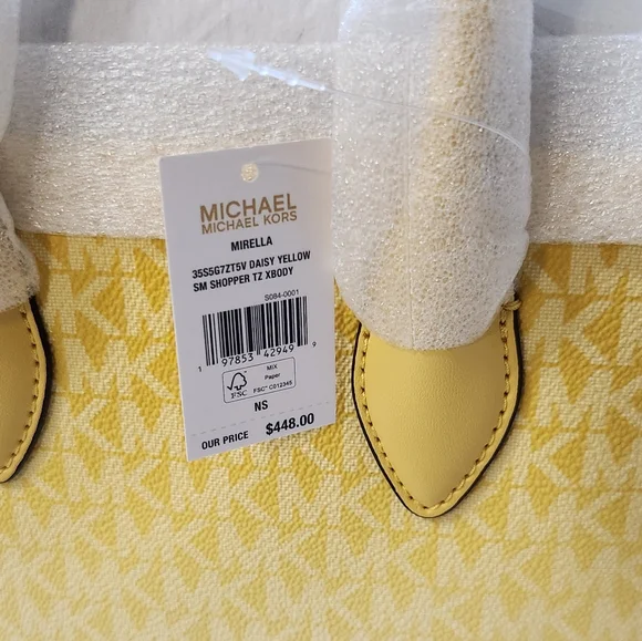 New!Michael Kors Mirella Small Ombre Signature Logo Crossbody Bag - Picture 9 of 9